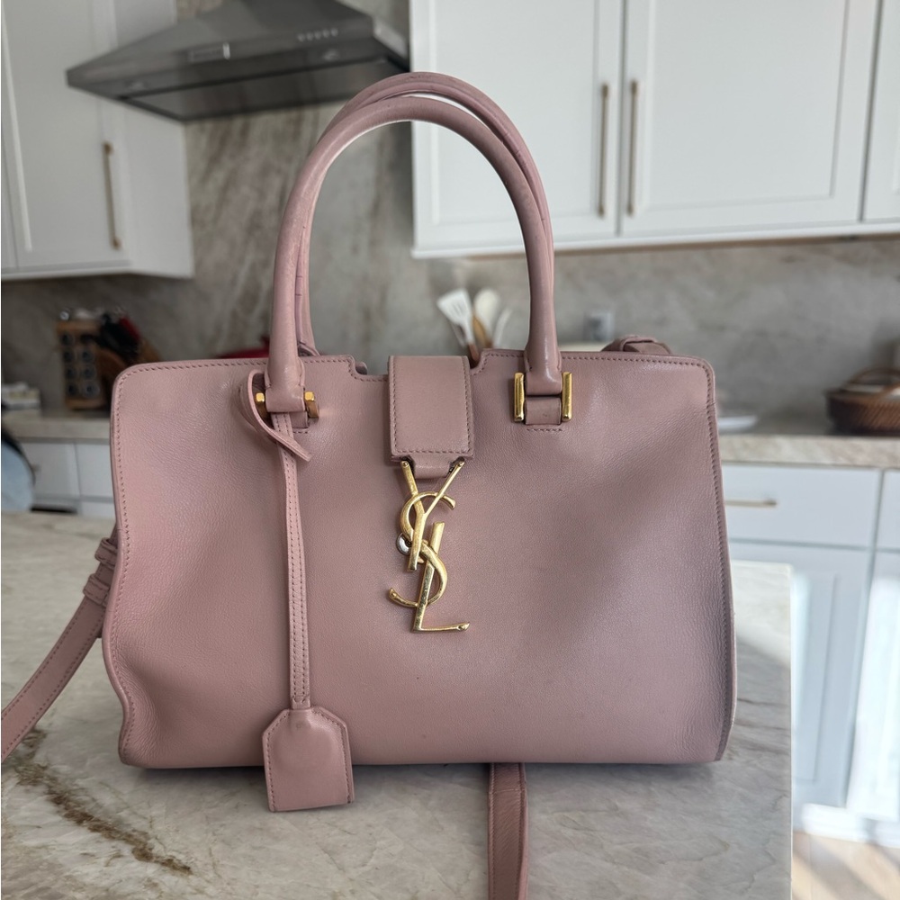 Yves Saint Laurent Pink Leather Handbag